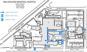 Map of KEMH