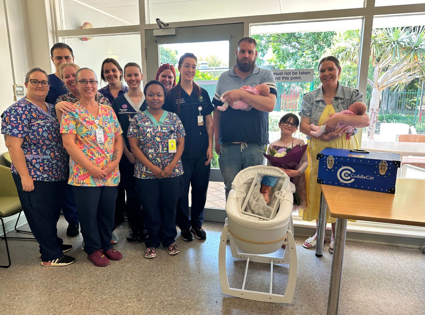 Cuddle Cot donated in memory of baby Tidus