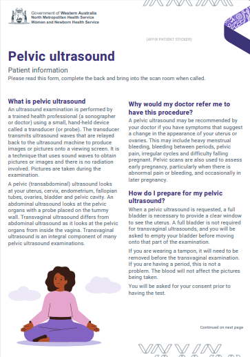 Pelvic ultrasound