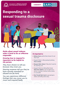 Responding to a sexual trauma disclosure