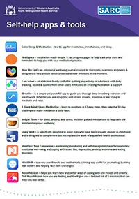 Self-help apps and tools