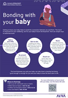 bonding with baby poster