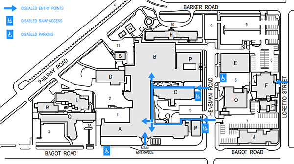 Site accessible map