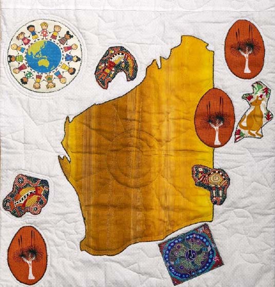 Quilt panel 14, 15, 18 and 19